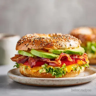 California BLT Chopped Bagel Recipe for 2