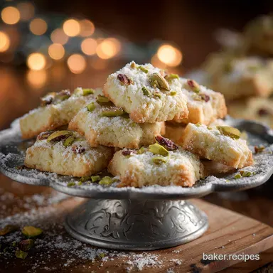 Christmas Sweet Treats: Easy Shortbread Bites for Gifting Recipe Card