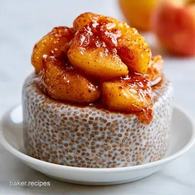Cinnamon Apple Chia Pudding: Creamy