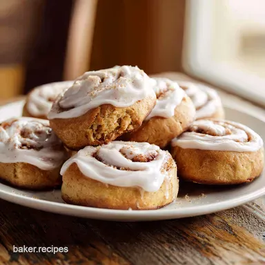 Cinnamon Roll Cookies with Cream Cheese Frosting Recipe Card