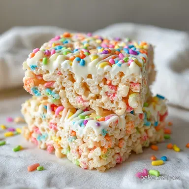 Circus Animal Cookie Rice Krispie Treat in 20 Minutes