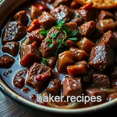 Classic Beef Bourguignon Recipe: A Timeless French Dinner Delight Recipe Card