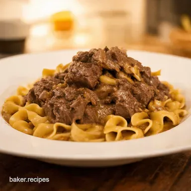 How Do I Make the Best Beef Stroganoff Ever Recipe Card