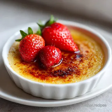 Creme Brulee in 50 Minutes: Silky Caramelized Custard
