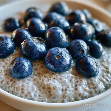 Milk Chia Pudding with Almond Milk Recipe Card