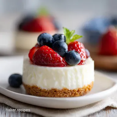 Classic No Bake Cheesecake for 12 Servings