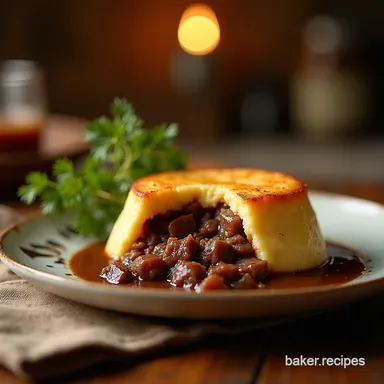 Proper Beef Suet Pudding Recipe Traditional Steamed Comfort Recipe Card