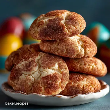 Snickerdoodle Cookies: Soft, Tangy Crinkle-Top Recipe Recipe Card