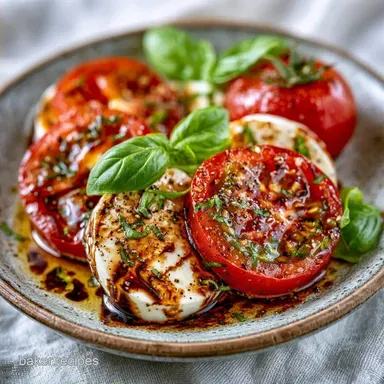Classic Tomato Caprese Salad for 4