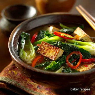 Easy Chinese Vegetable Soup with Tofu Ready in 35 Minutes Recipe Card