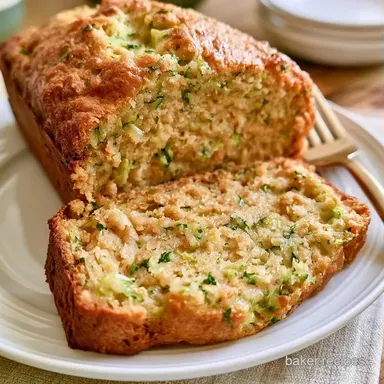 Coconut Oil Zucchini Bread for 10 Slices Recipe Card