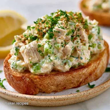 Cold Chicken Salad Sandwich in 10 Minutes Recipe Card