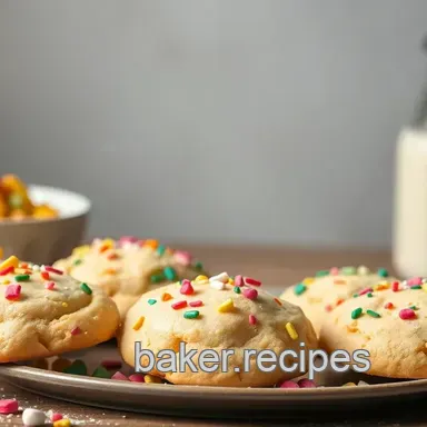 Easy Bake Confetti Cake Batter Cookies Delight: A Fun Celebration Treat