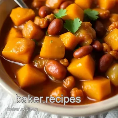 Cooked Spiced Squash Comforting Stew 45 Min Recipe Card