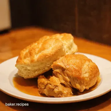 My Cosy Chicken and Biscuits Southern Comfort Made Easy Recipe Card