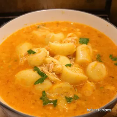 Cozy Chicken Gnocchi Soup Taste Italy at Home Recipe Card