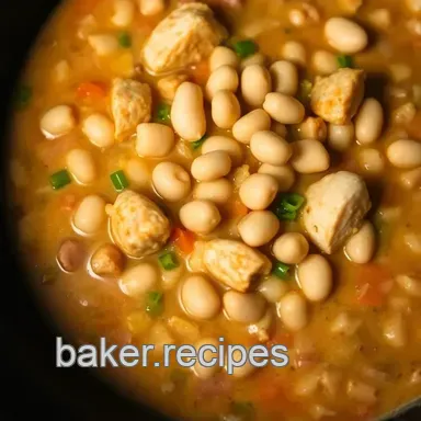 My Easy White Bean Chicken Chili Slow Cooker: A Family Favorite Recipe Card