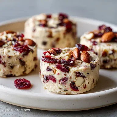 Cranberry Almond Cheese Ball Recipe for 12 Servings Recipe Card