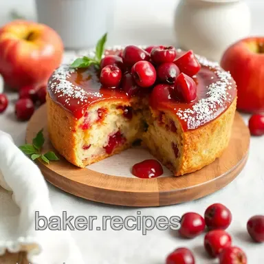 How to Bake Cranberry Apple Delightful Dessert: A Cozy Family Favorite Recipe Card