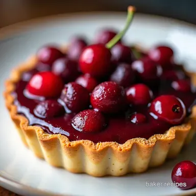 Cranberry Curd Tart A Slice of Holiday Bliss