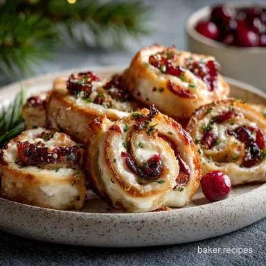 Cranberry Brie Pinwheels: Baked in 33 Minutes Recipe Card