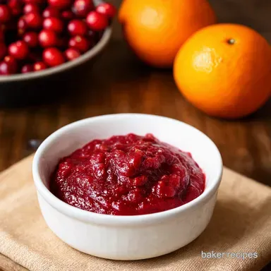 My Bright Easy Cranberry Orange Sauce Recipe Recipe Card