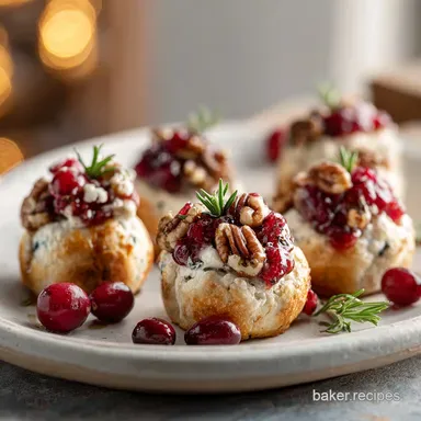 Cranberry Pecan Mini Goat Cheese Balls (Total 50 min) Recipe Card