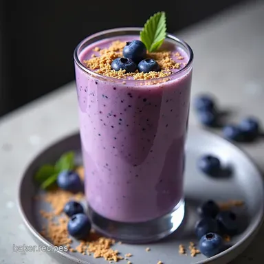 The Best Blueberry Protein Smoothie Recipe No Banana Option