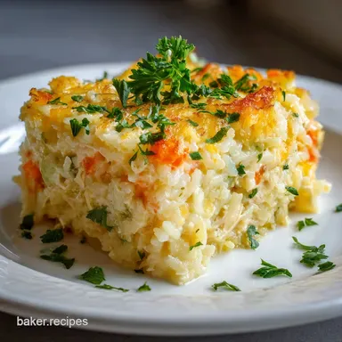 Chicken Rice Casserole: Creamy, Baked in 1 Hour Recipe Card