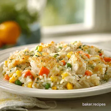 Chicken Rice Casserole: Creamy, Baked in 1 Hour