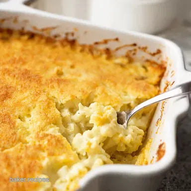 Creamy Dreamy Cauliflower Casserole Comfort Food Reinvented Recipe Card