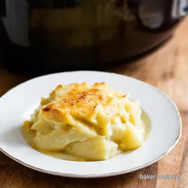 Crockpot Scalloped Potatoes Easiest Comfort Food Ever Recipe Card