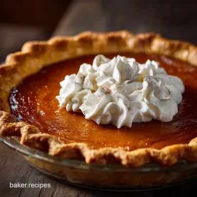 Traditional Pumpkin Pie With Sweetened Condensed M: Ultra-Creamy Classic Recipe Card