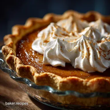 Traditional Pumpkin Pie With Sweetened Condensed M: Ultra-Creamy Classic