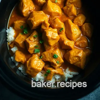 Easy & Delicious Slow Cooker Butter Chicken: My Family's Favorite Recipe Recipe Card
