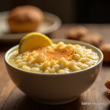 The Best Thick Creamy British Rice Pudding Recipe Recipe Card