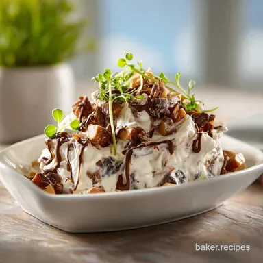 Snickers Salad Recipe with Cream Cheese Recipe Card