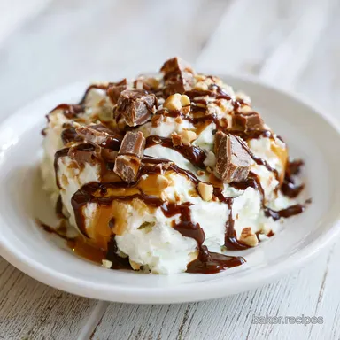 Snickers Salad Recipe with Cream Cheese