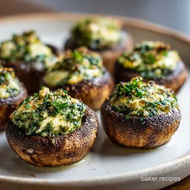 Stuffed Mushrooms with Cream Cheese in 45 Minutes