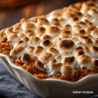 Sweet Potato Casserole with Marshmallows: Creamy Toasted Perfection Recipe Card