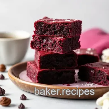 Bake Crimson Velvet Brownies for Delightful Treats Recipe Card