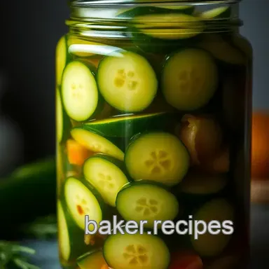 Crisp & Zesty Fridge Pickles Recipe: My Easy Homemade Delight Recipe Card