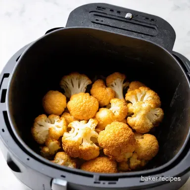 Crispy Air Fryer Cauliflower Seriously Addictive Recipe Card