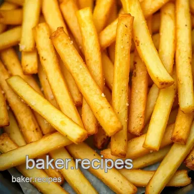Easy & Crispy Frozen Fries in Air Fryer: My Family's Favourite Snack Recipe Card