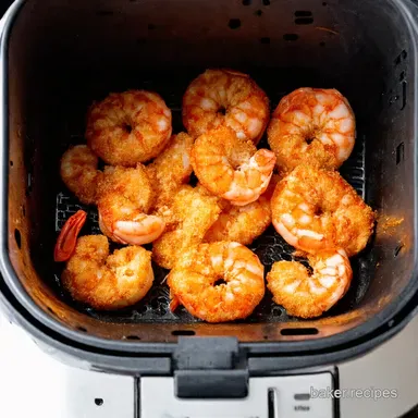 Crispy Air Fryer Shrimp Ready in a Flash Recipe Card