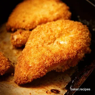 Crispy Baked Breaded Chicken The Healthy Fried Secret Recipe Card