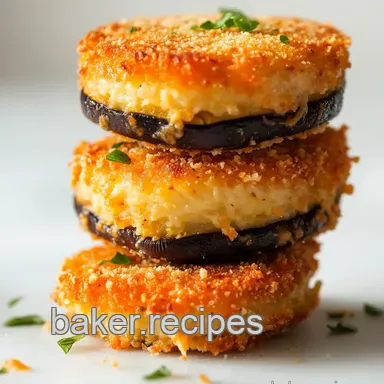 Crispy Eggplant Parm Stacks: My Easy Take on a Classic! Recipe Card