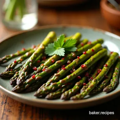 Perfect Air Fryer Asparagus with Balsamic Glaze in 18 Mins Recipe Card