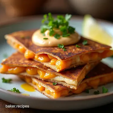 Best Crispy Chicken Quesadilla Recipe with Smoked Paprika Aioli