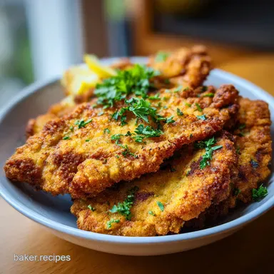 Chicken Schnitzel in 25 Minutes: Crispy